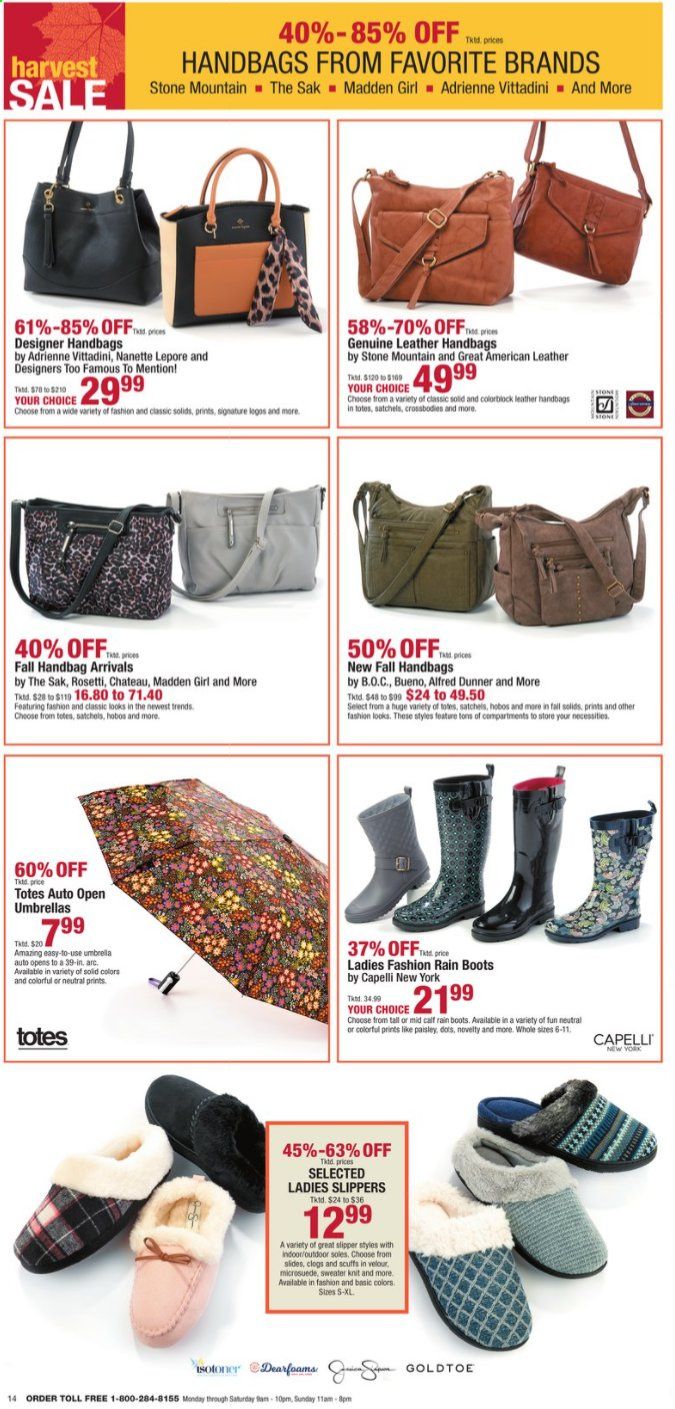 Boscov's Weekly Ad Flyer October 1 to October 7