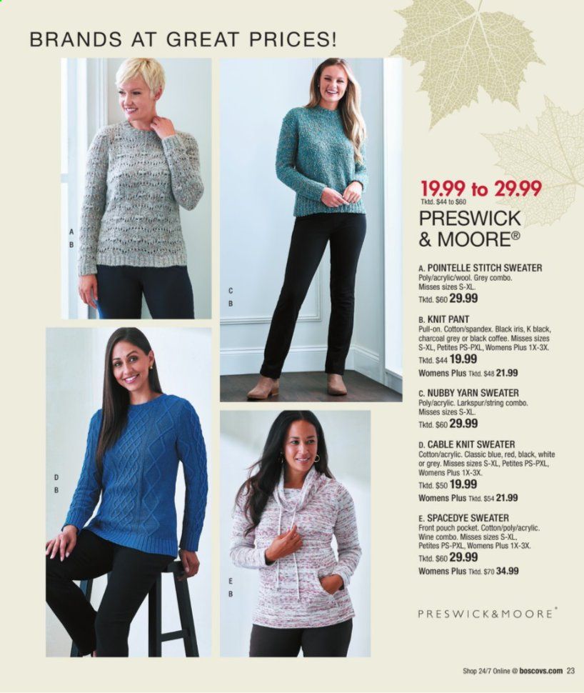 Boscov's Weekly Ad Flyer October 1 to October 12