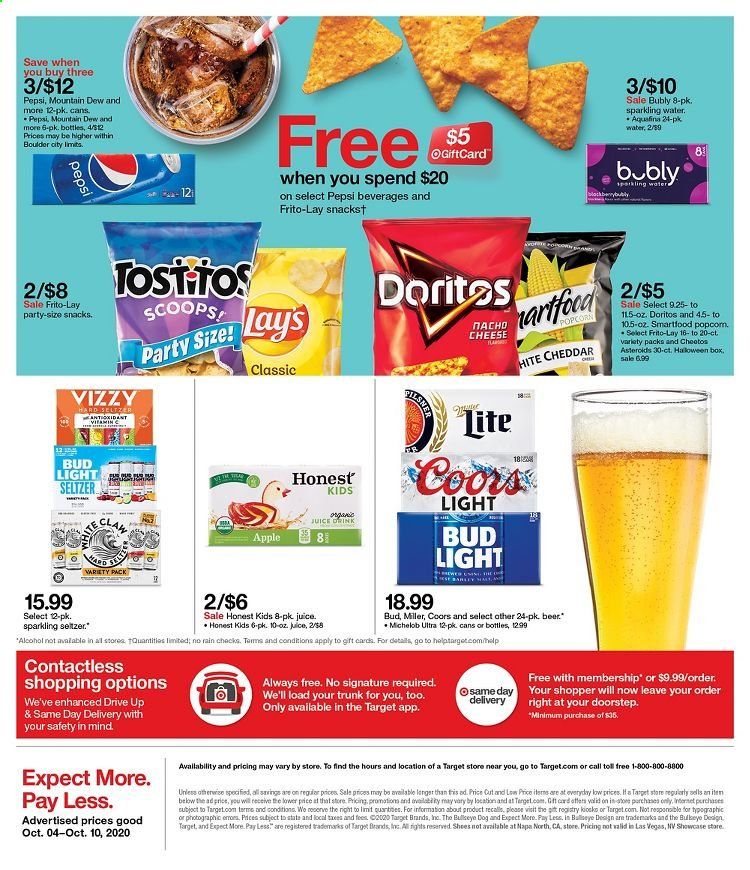 Target Weekly Ad Flyer October 4 to October 10