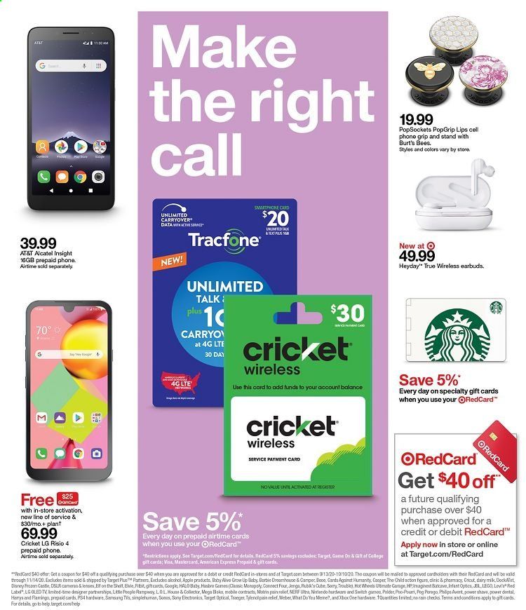 Target Weekly Ad Flyer October 4 to October 10