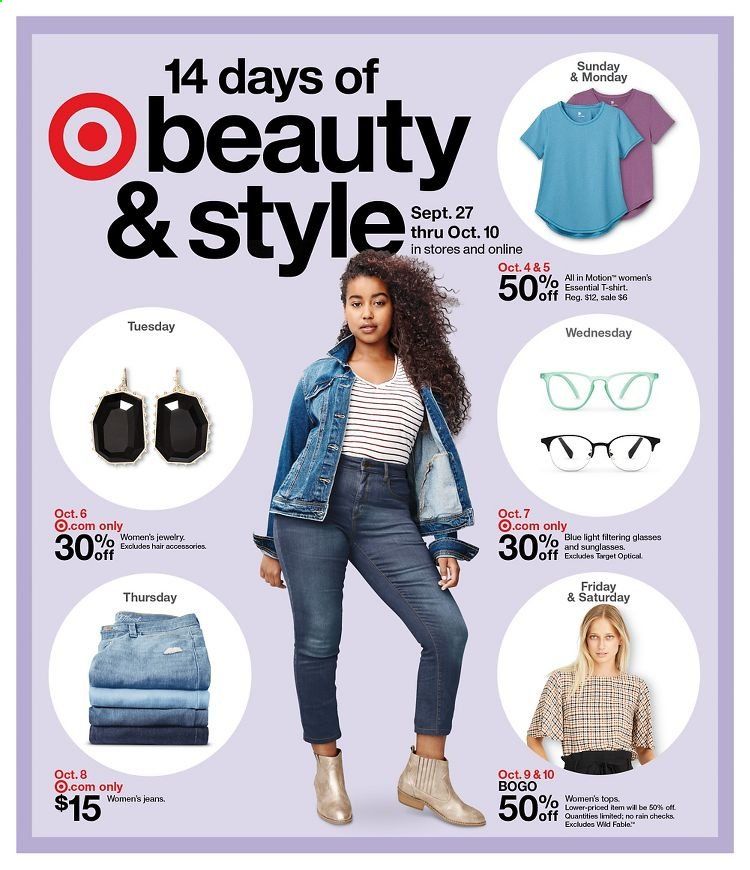 Target Weekly Ad Flyer October 4 to October 10