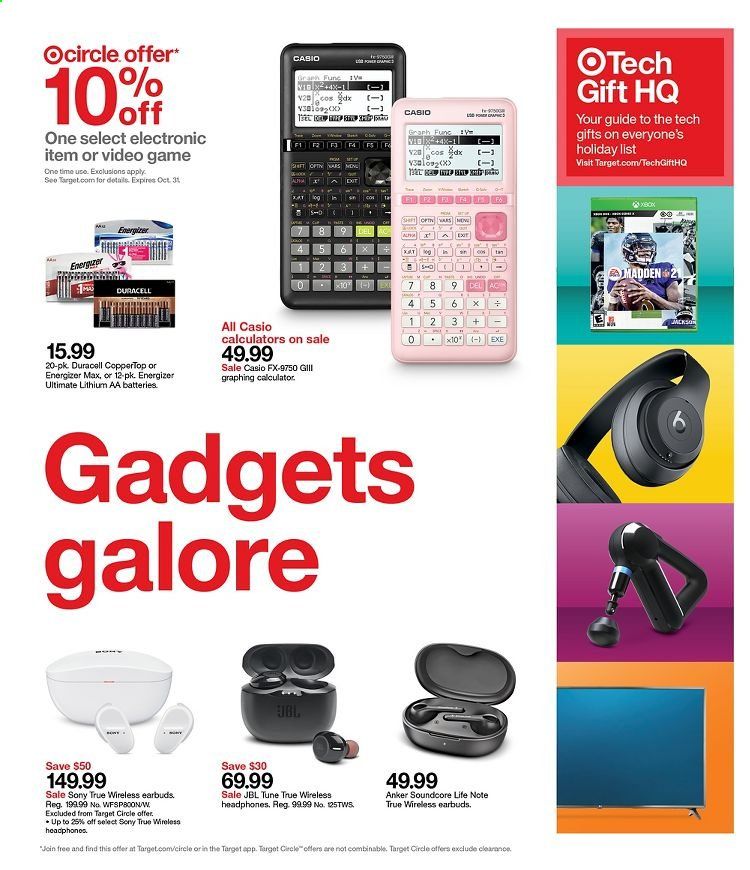 Target Weekly Ad Flyer October 4 to October 10