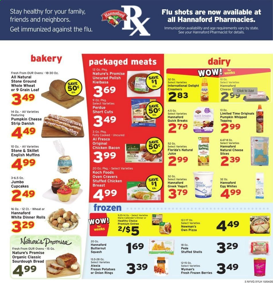 Hannaford (NY) Weekly Ad Flyer October 4 to October 10