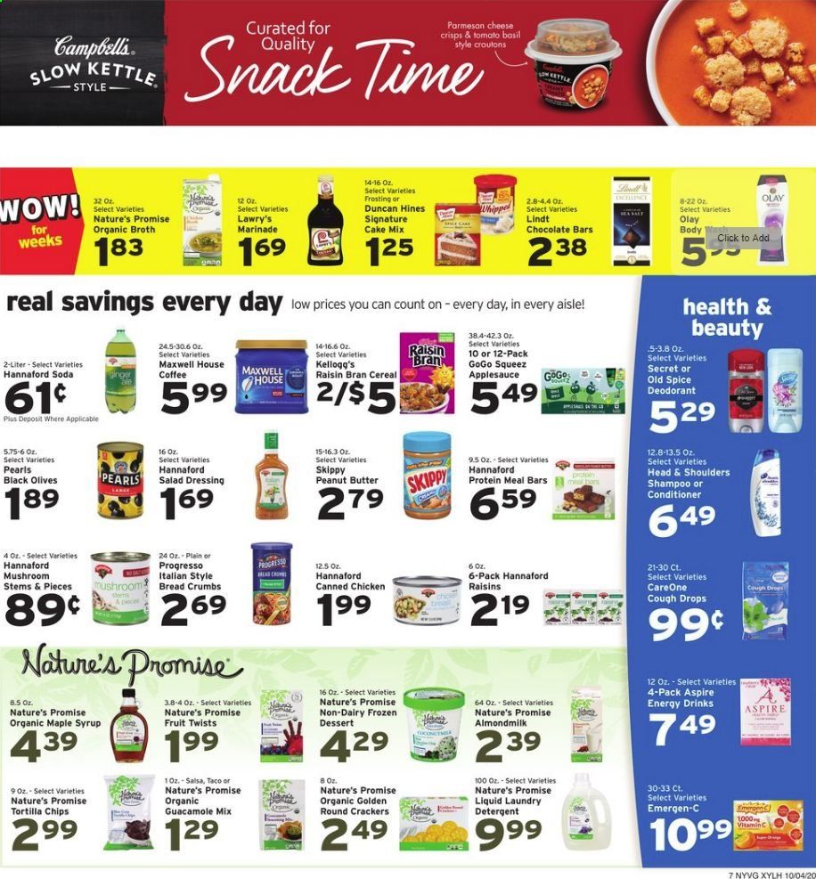 Hannaford (NY) Weekly Ad Flyer October 4 to October 10