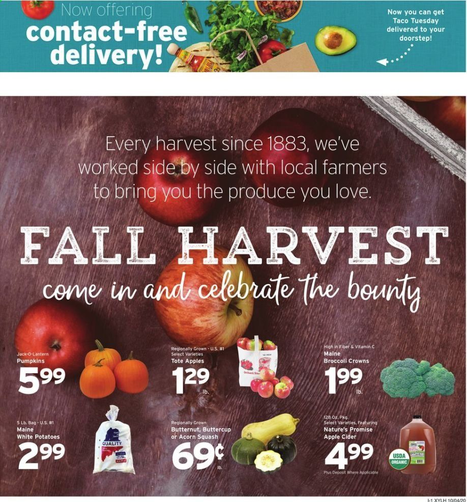 Hannaford (NY) Weekly Ad Flyer October 4 to October 10