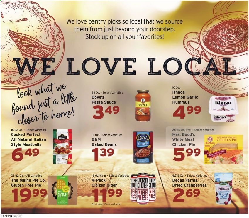 Hannaford (NH) Weekly Ad Flyer October 4 to October 10