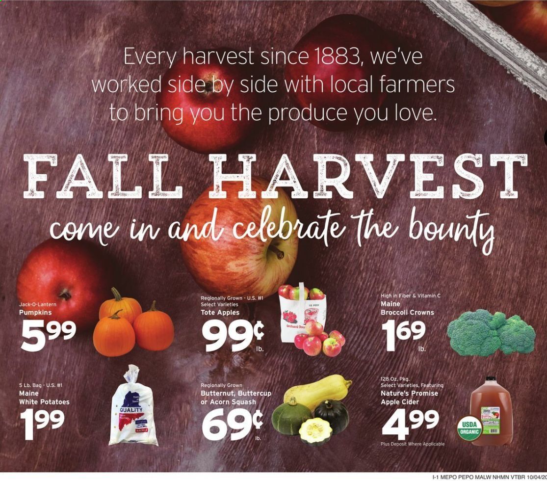 Hannaford (NH) Weekly Ad Flyer October 4 to October 10