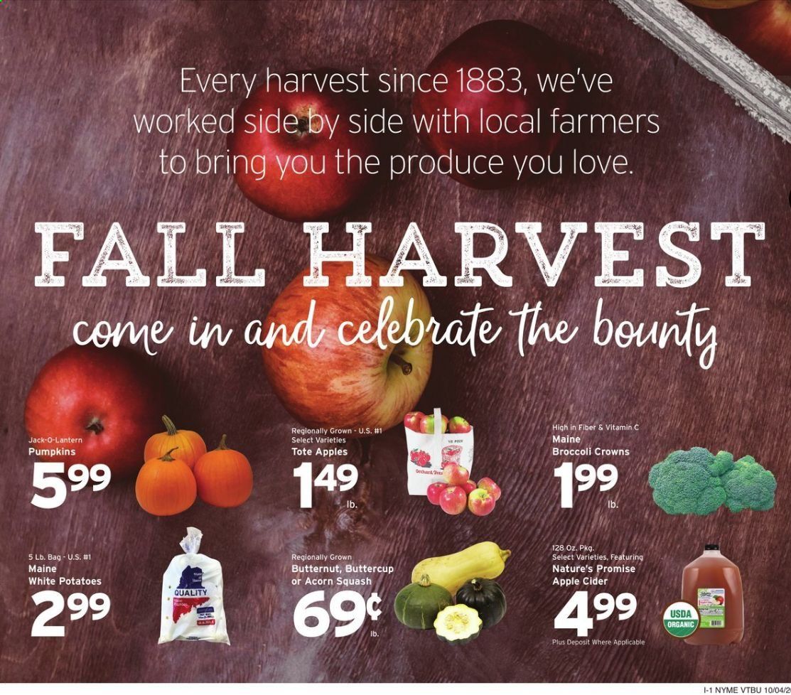 Hannaford (VT) Weekly Ad Flyer October 4 to October 10