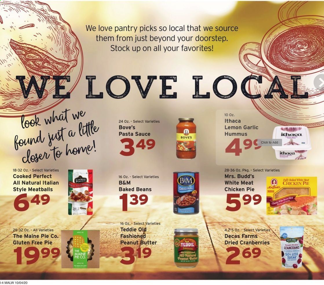 Hannaford (MA) Weekly Ad Flyer October 4 to October 10