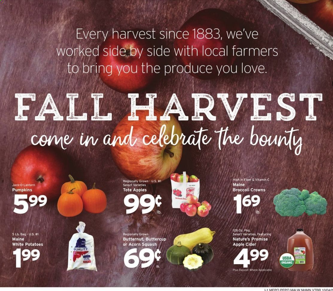 Hannaford (MA) Weekly Ad Flyer October 4 to October 10