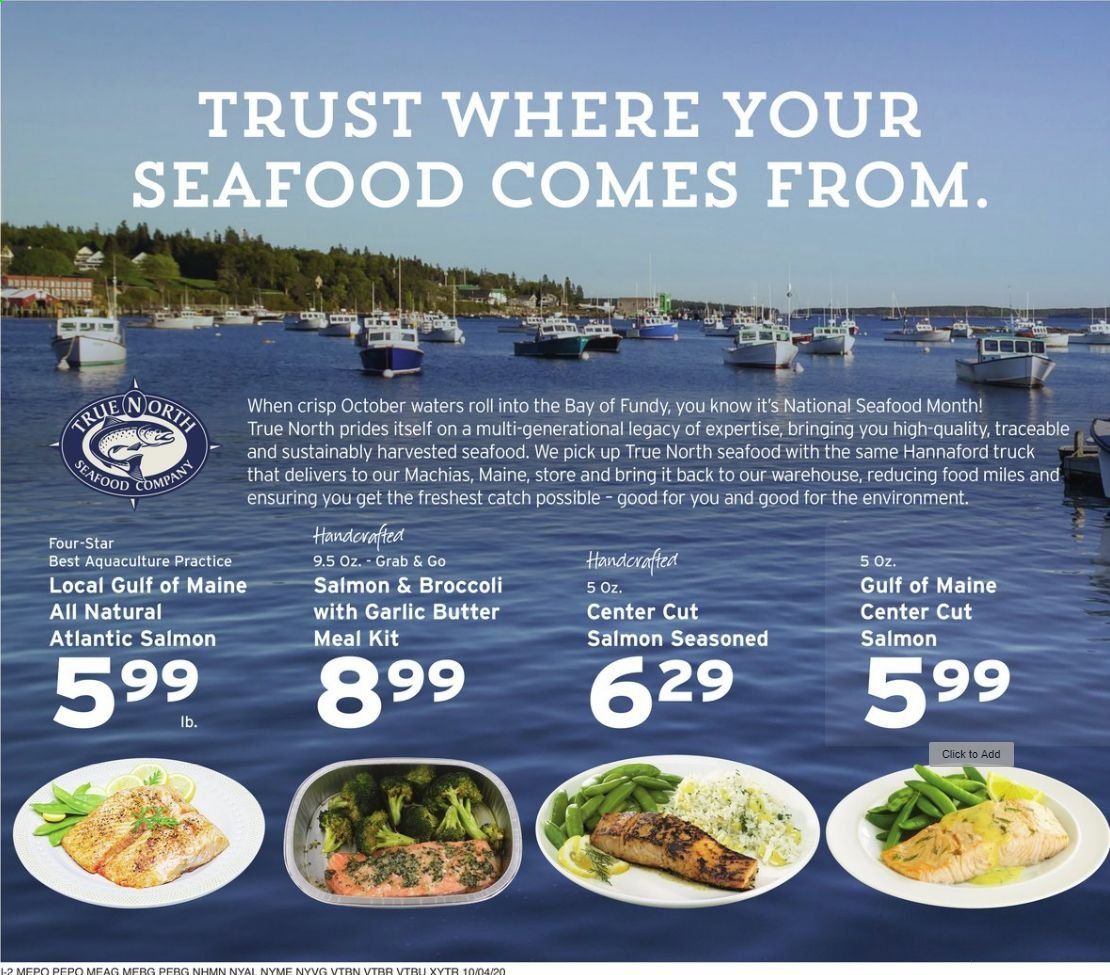 Hannaford (ME) Weekly Ad Flyer October 4 to October 10