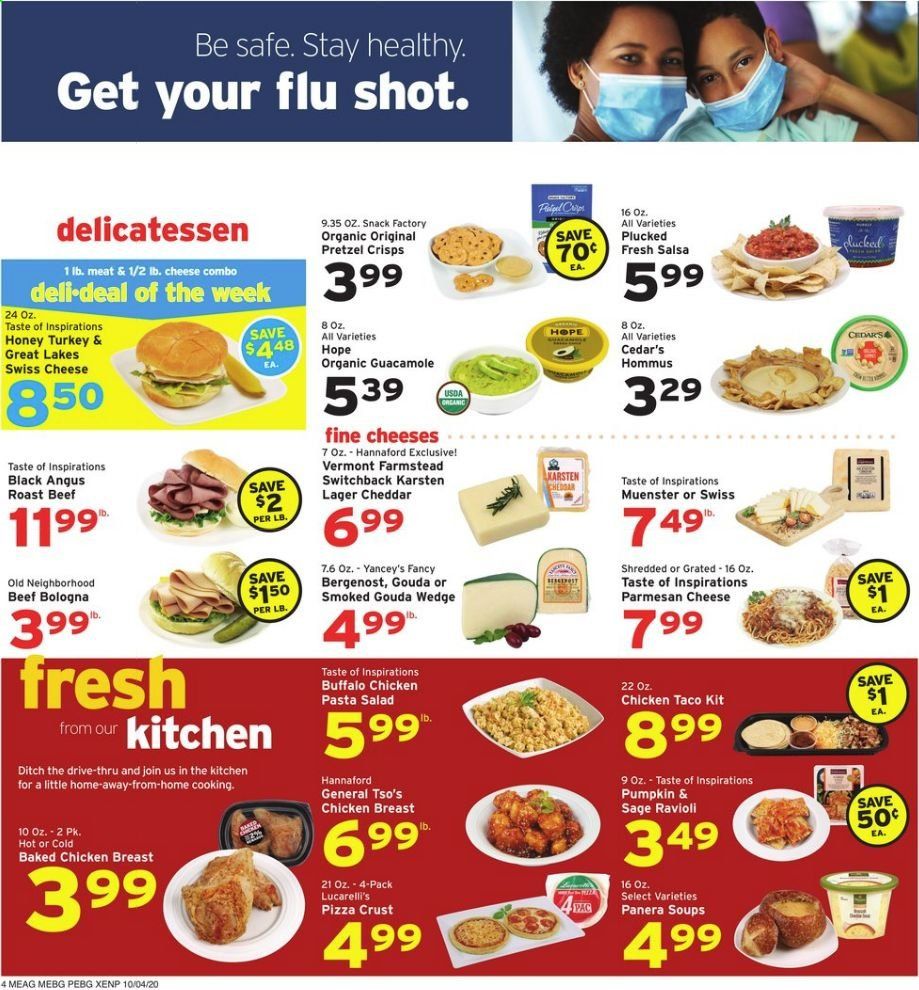 Hannaford (ME) Weekly Ad Flyer October 4 to October 10