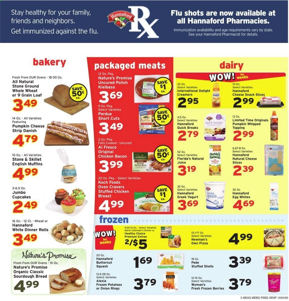 Hannaford (ME) Weekly Ad Flyer October 4 to October 10