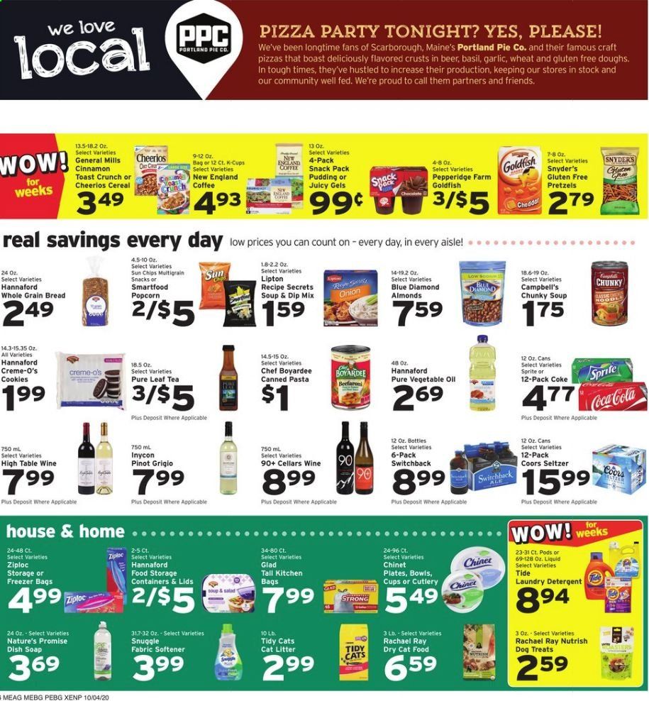 Hannaford (ME) Weekly Ad Flyer October 4 to October 10