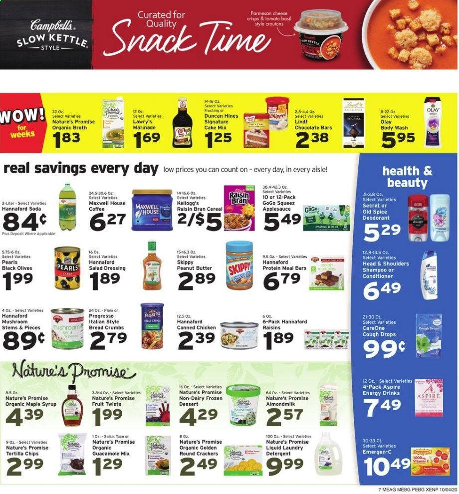 Hannaford (ME) Weekly Ad Flyer October 4 to October 10