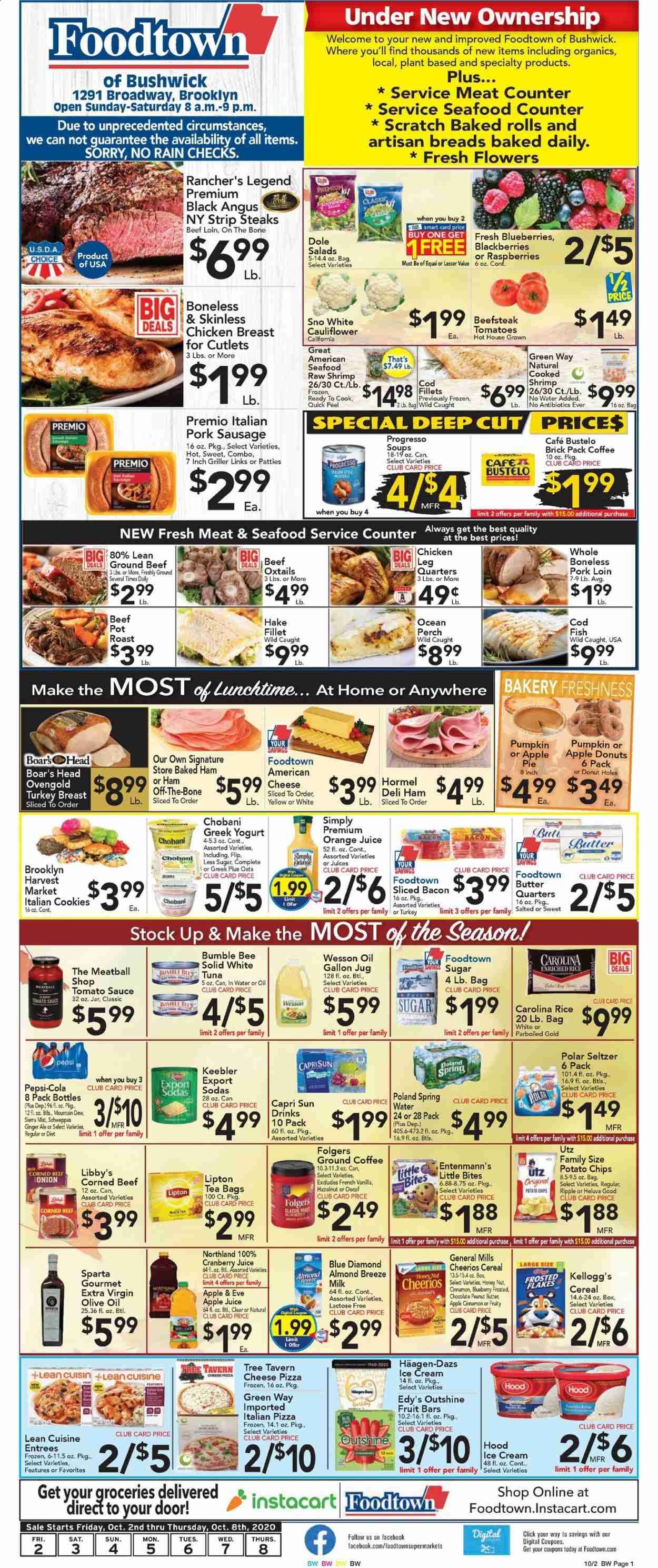 Foodtown Weekly Ad Flyer October 2 to October 8