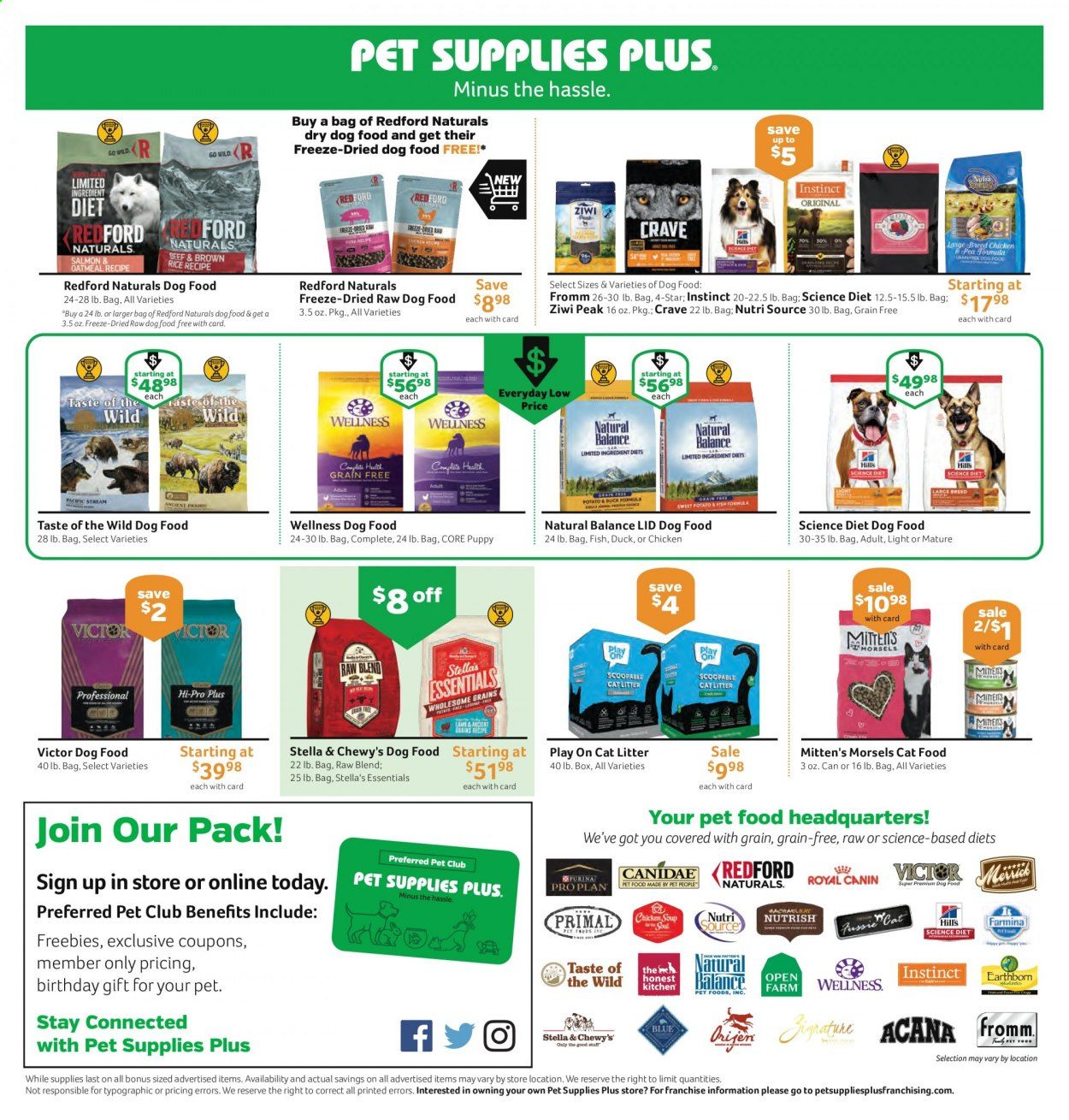 Pet Supplies Plus Weekly Ad Flyer October 1 to October 28