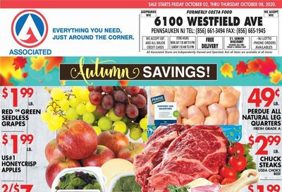 Associated Supermarkets Weekly Ad Flyer October 2 to October 8