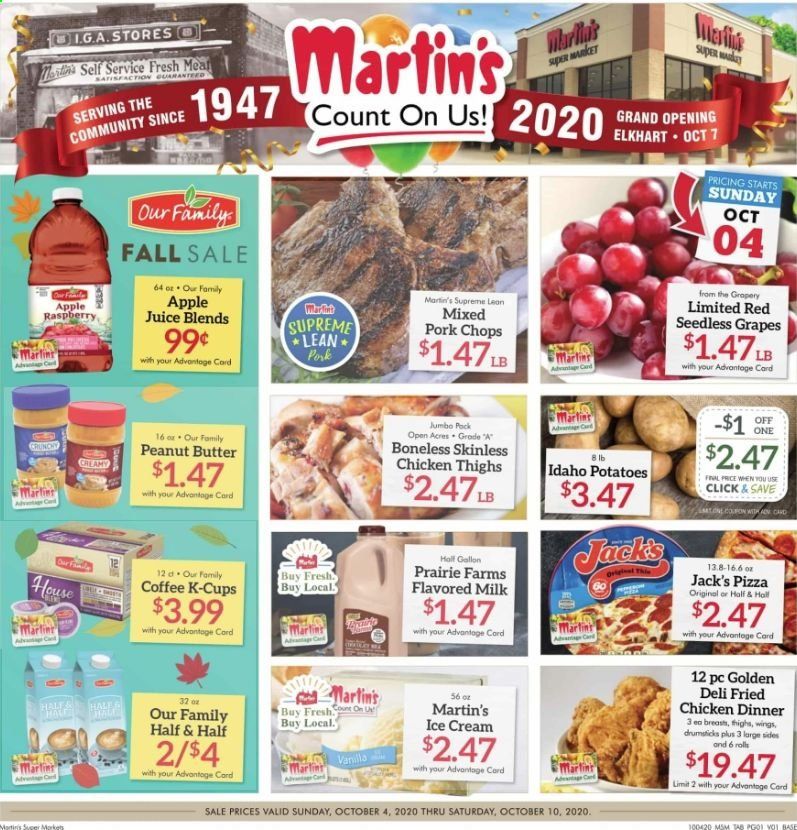Martin’s Weekly Ad Flyer October 4 to October 10