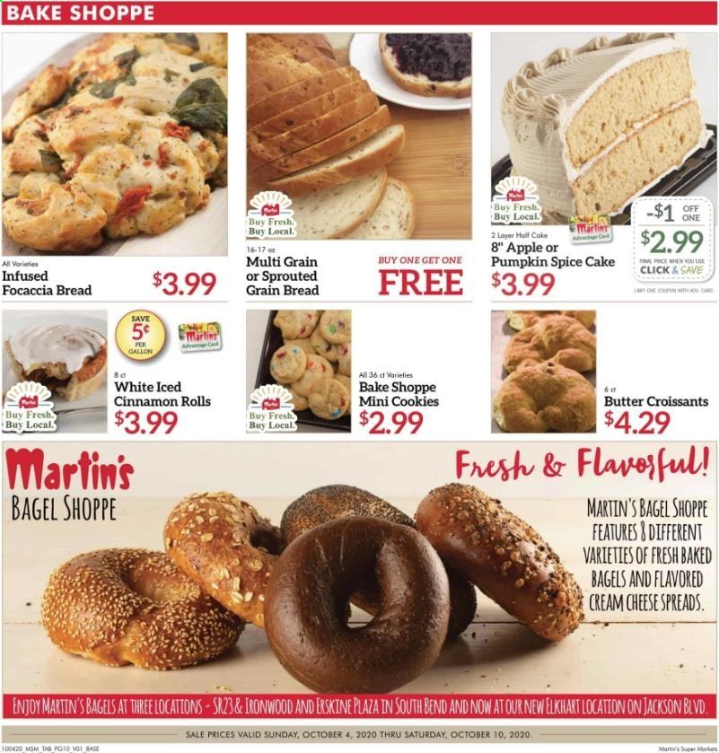 Martin’s Weekly Ad Flyer October 4 to October 10