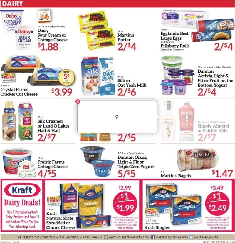 Martin’s Weekly Ad Flyer October 4 to October 10