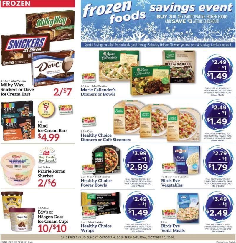 Martin’s Weekly Ad Flyer October 4 to October 10