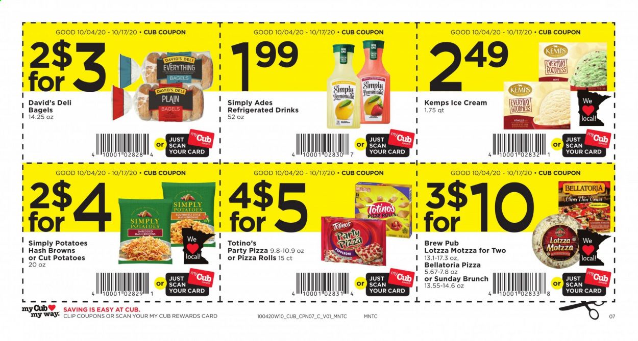Cub Foods Weekly Ad Flyer October 4 to October 17