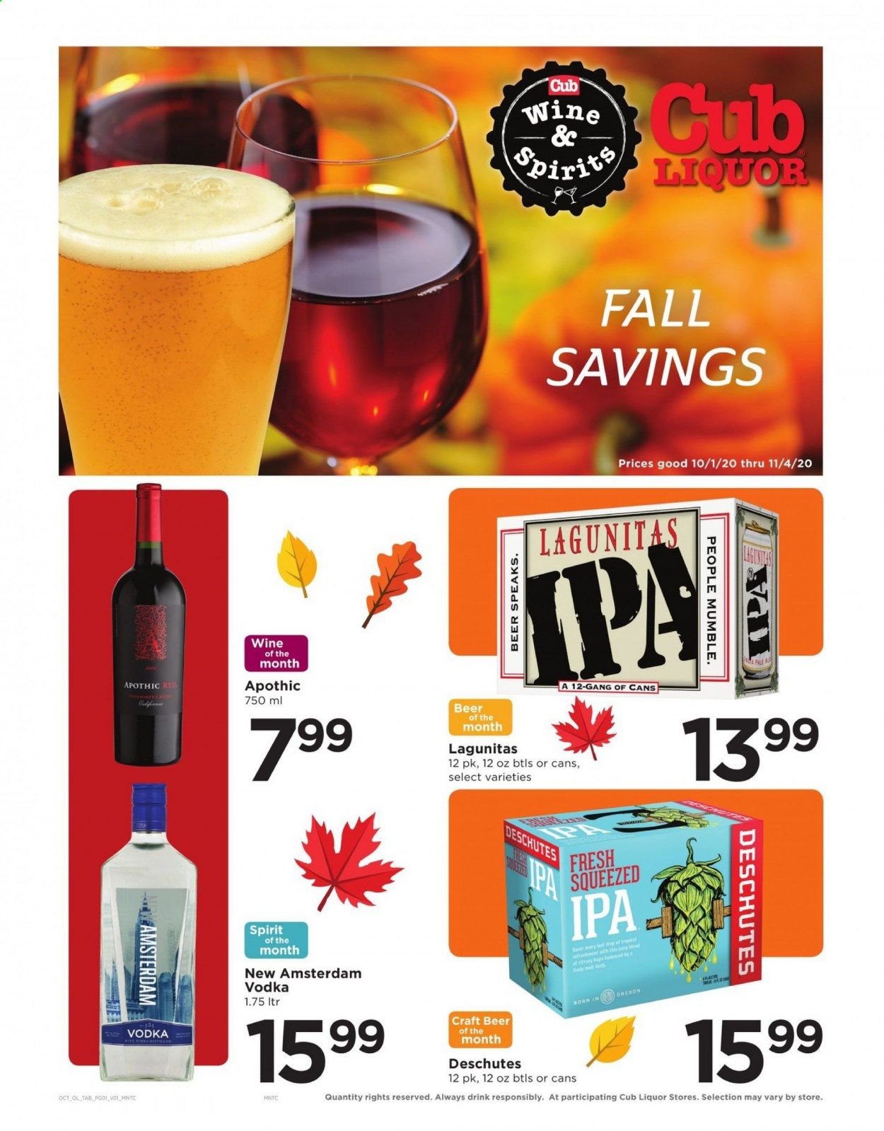 Cub Foods Weekly Ad Flyer October 1 to November 4