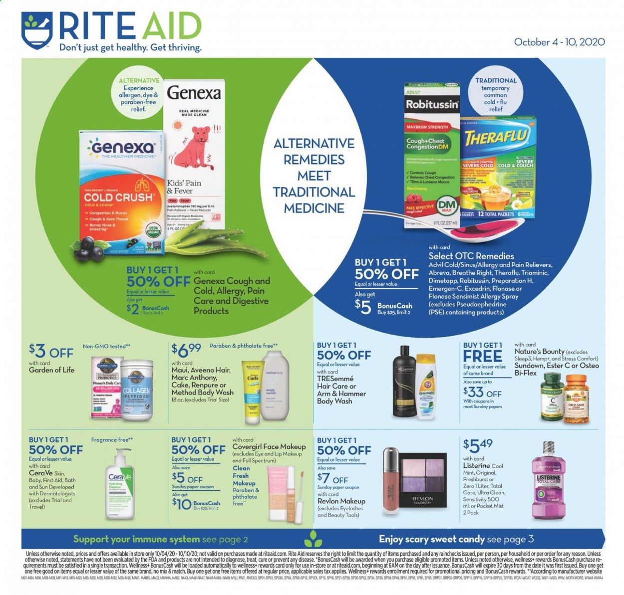 RITE AID Weekly Ad Flyer October 4 to October 10