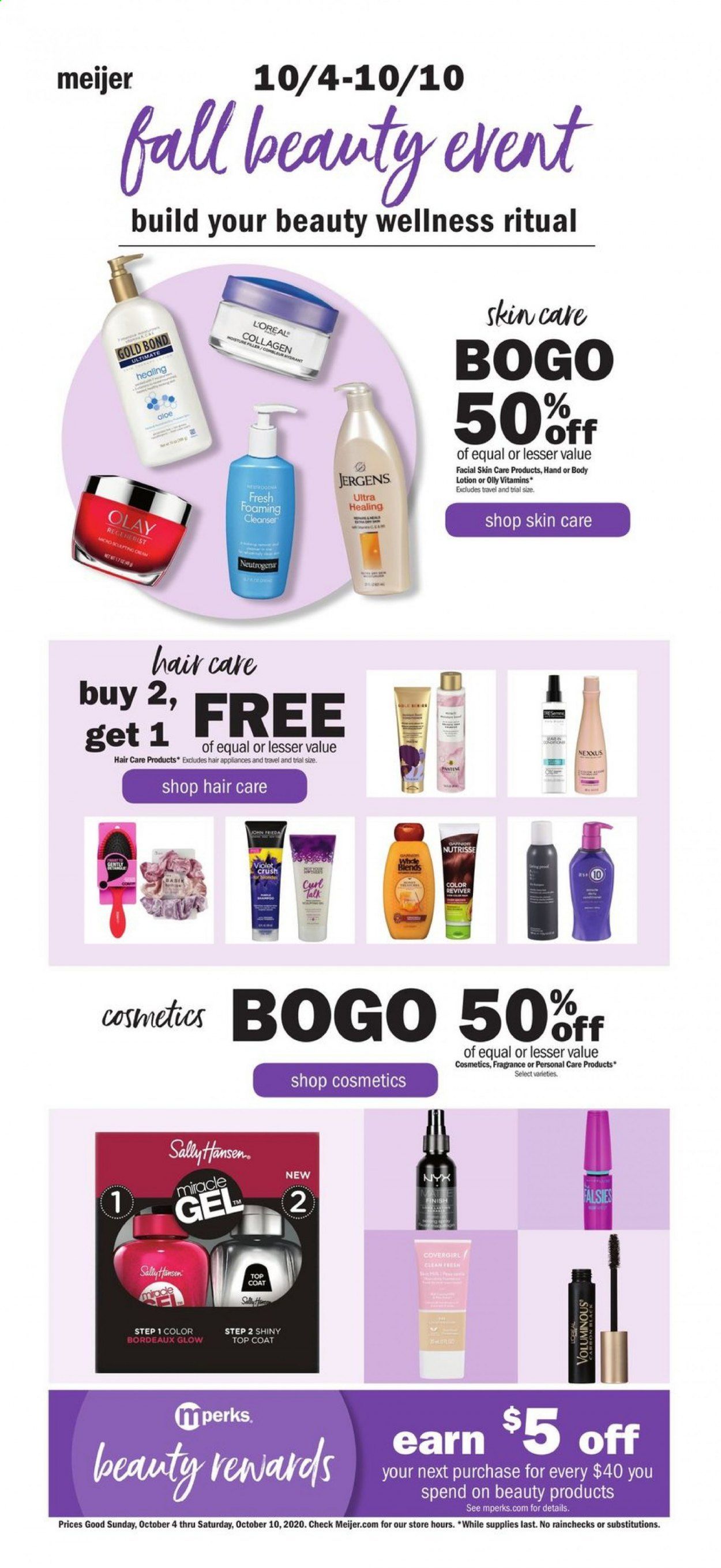 Meijer Weekly Ad Flyer October 4 to October 10