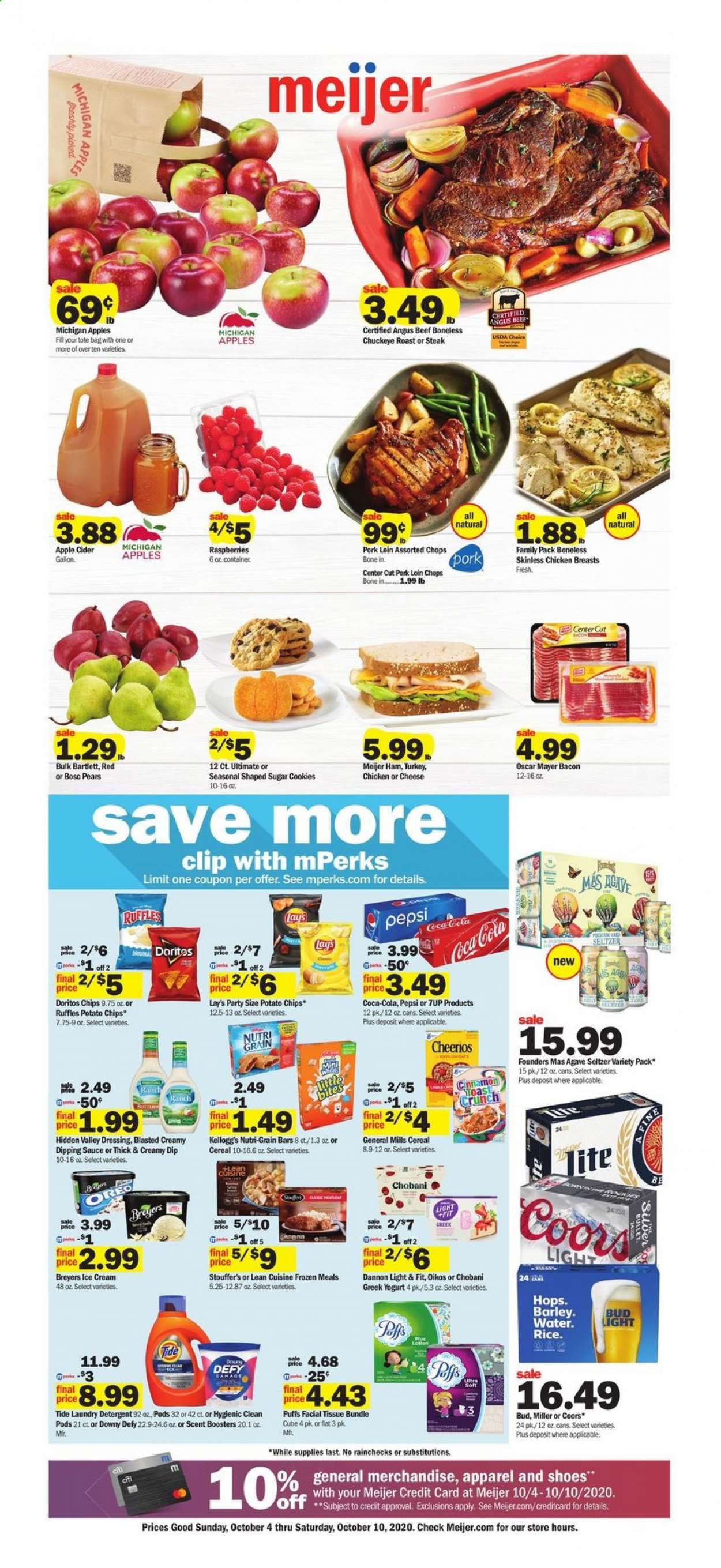 Meijer (MI) Weekly Ad Flyer October 4 to October 10