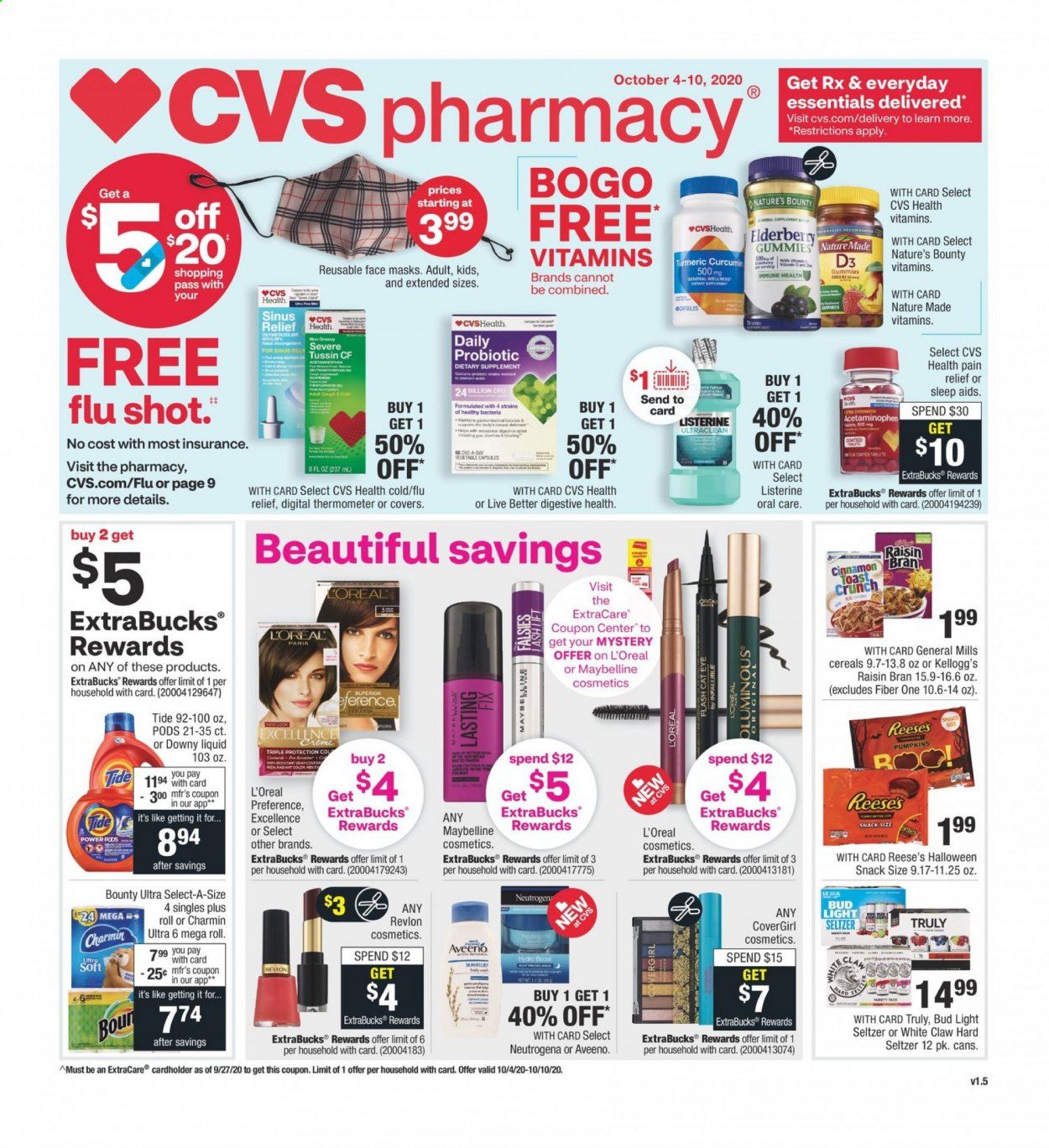 CVS Pharmacy Weekly Ad Flyer October 4 to October 10