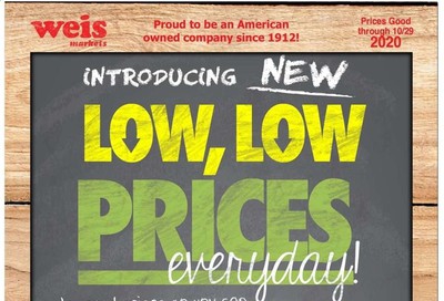 Weis Weekly Ad Flyer October 1 to October 29
