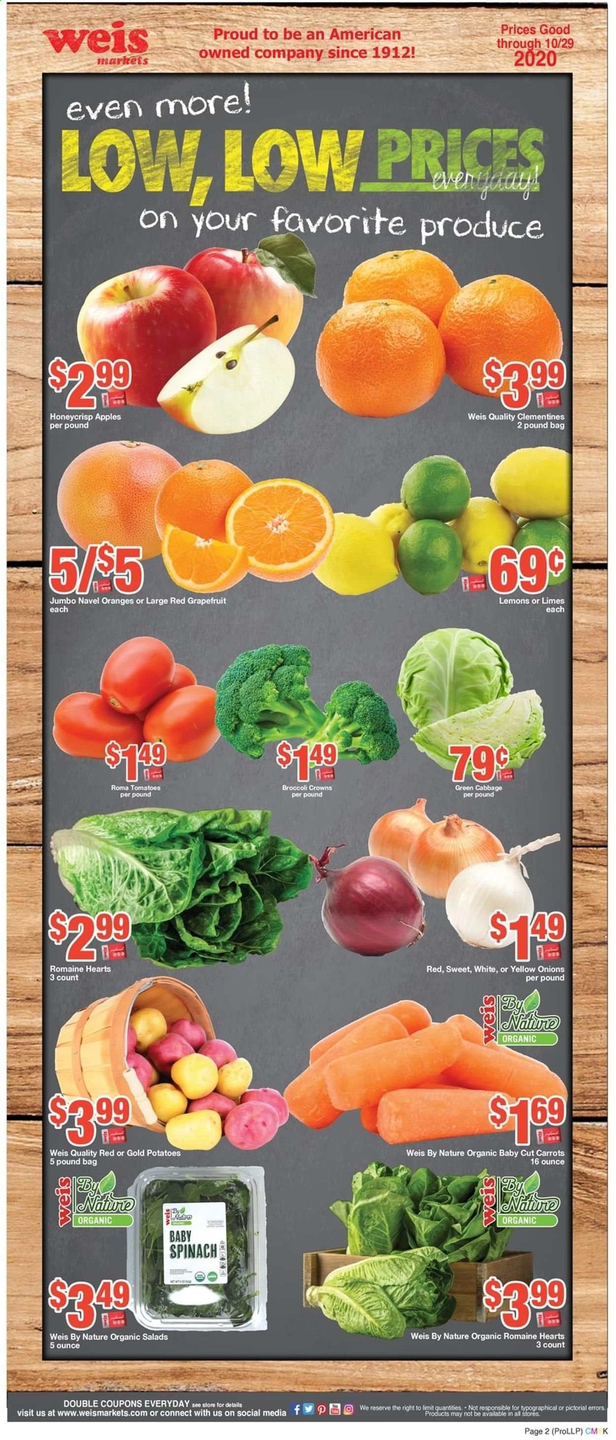 Weis Weekly Ad Flyer October 1 to October 29
