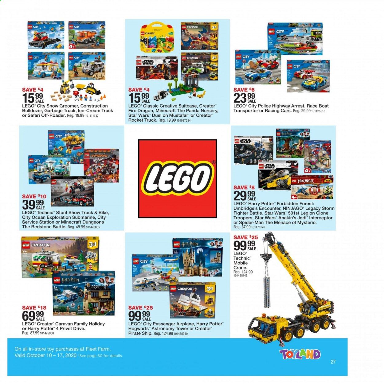 Fleet Farm Weekly Ad Flyer October 10 to November 7
