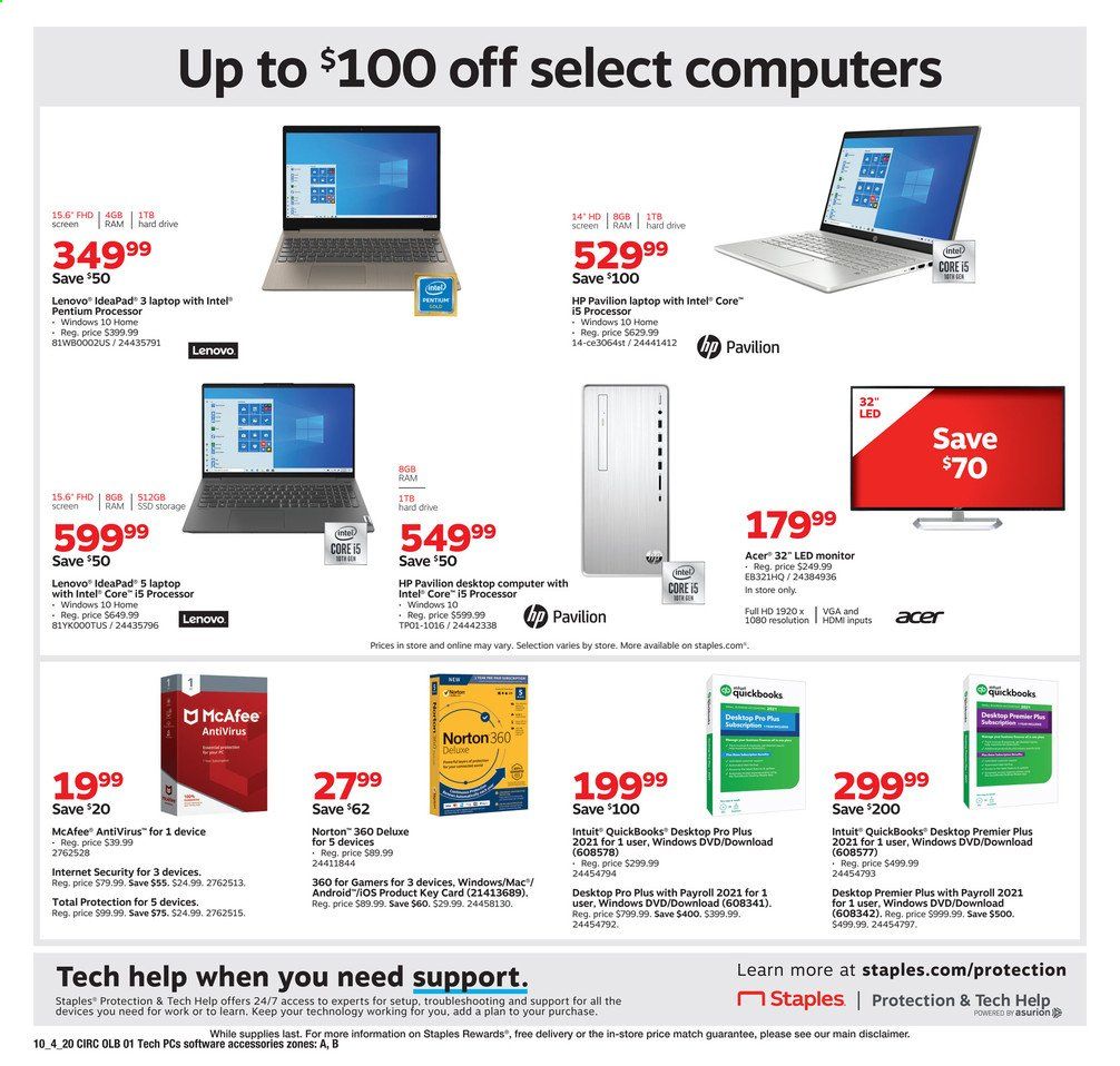 Staples Weekly Ad Flyer October 4 to October 10