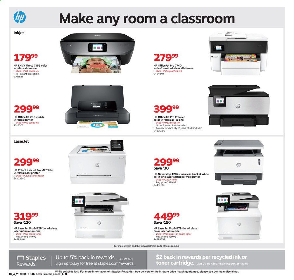 Staples Weekly Ad Flyer October 4 to October 10