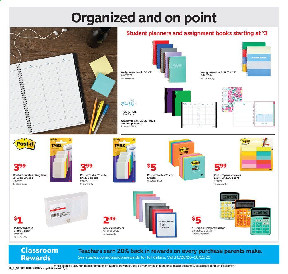 Staples Weekly Ad Flyer October 4 to October 10