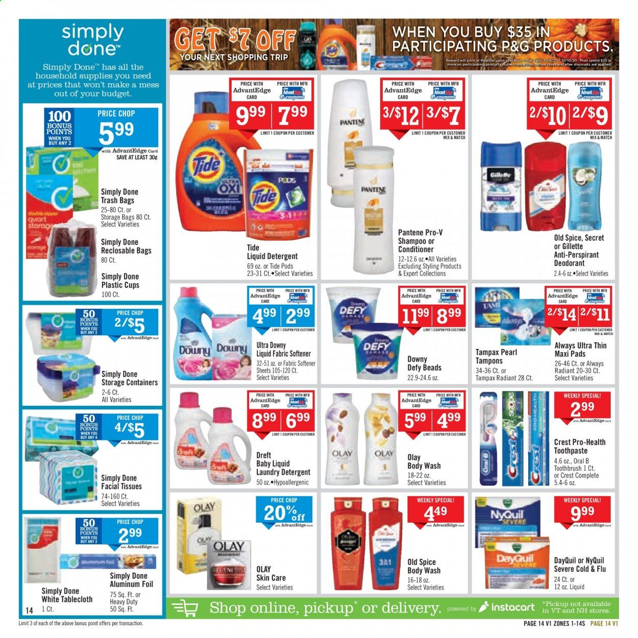 Price Chopper (NY) Weekly Ad Flyer October 4 to October 11