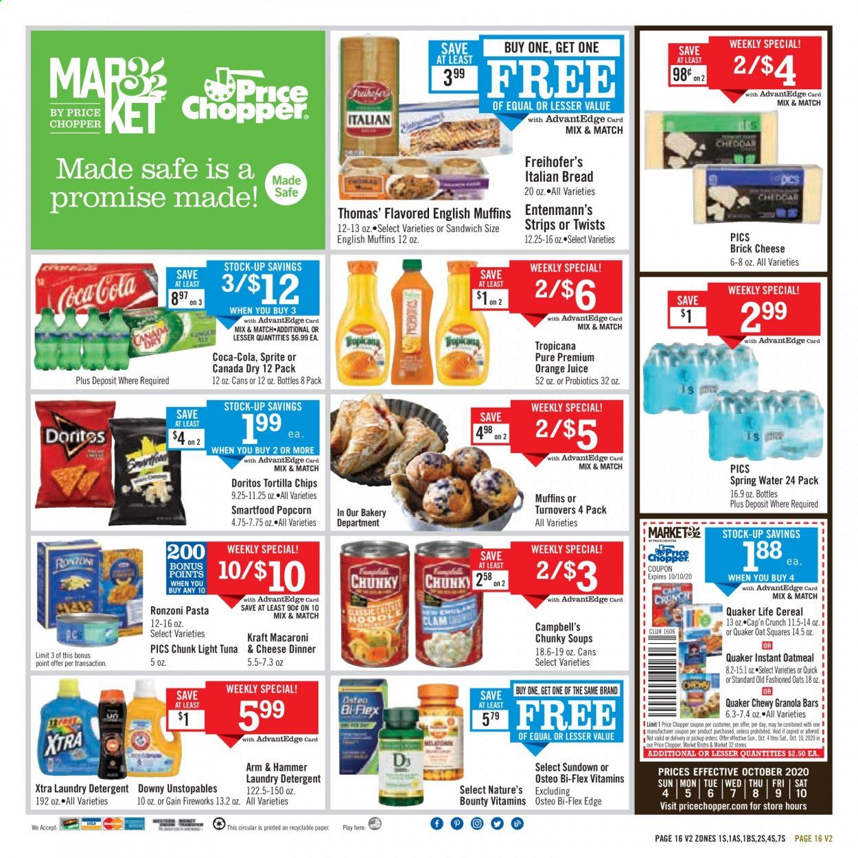 Price Chopper (NY) Weekly Ad Flyer October 4 to October 11