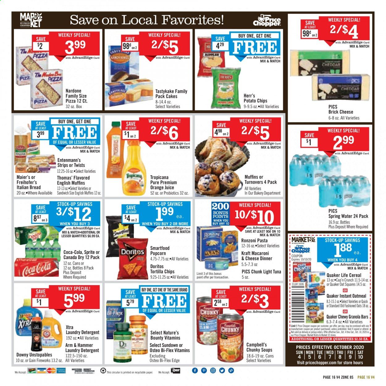 Price Chopper (PA) Weekly Ad Flyer October 4 to October 11