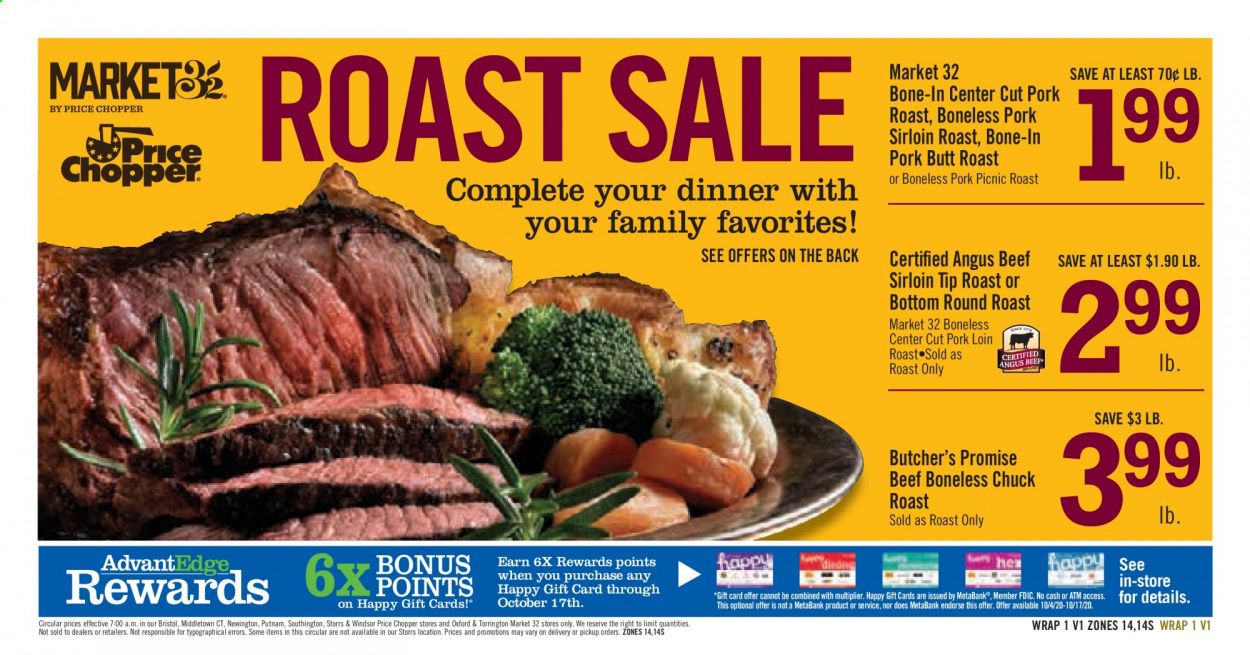 Price Chopper (CT) Weekly Ad Flyer October 4 to October 11