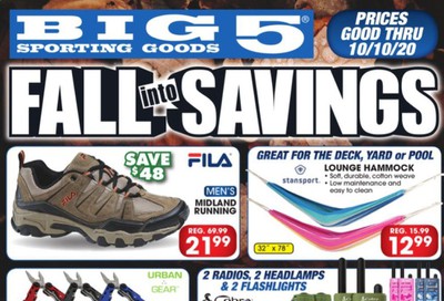 Big 5 Weekly Ad Flyer October 4 to October 10