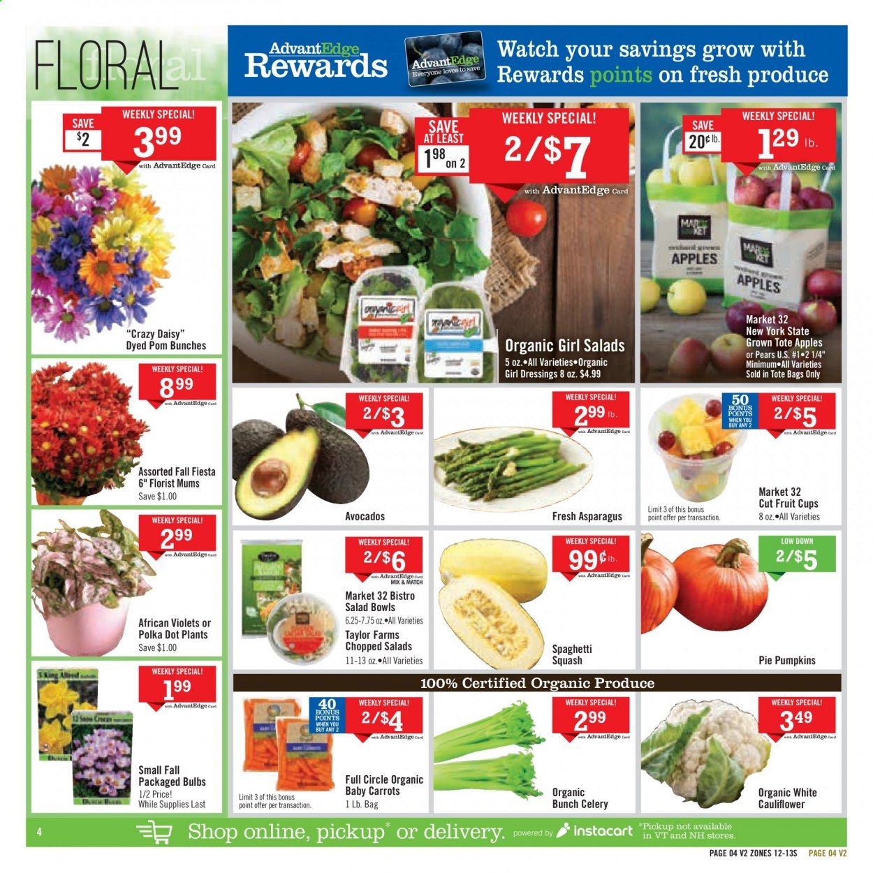 Price Chopper (NH) Weekly Ad Flyer October 4 to October 11