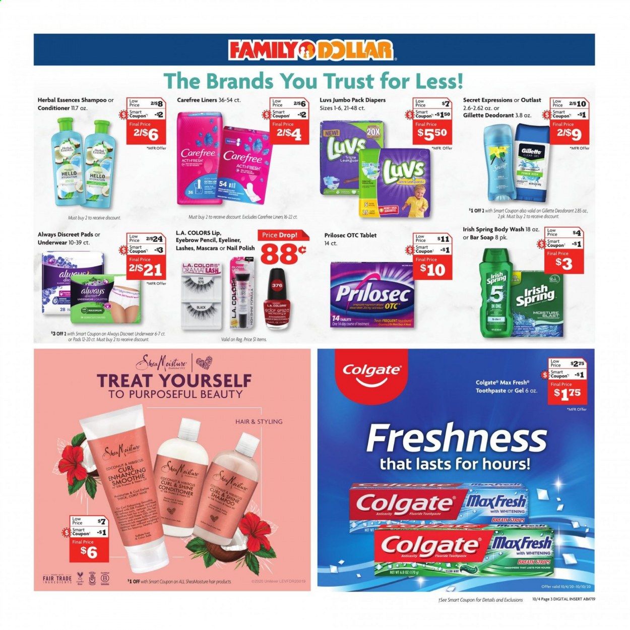 Family Dollar Weekly Ad Flyer October 4 to October 10