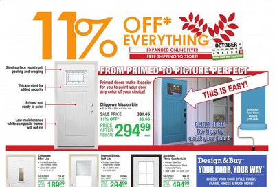 Menards Weekly Ad Flyer October 4 to October 10