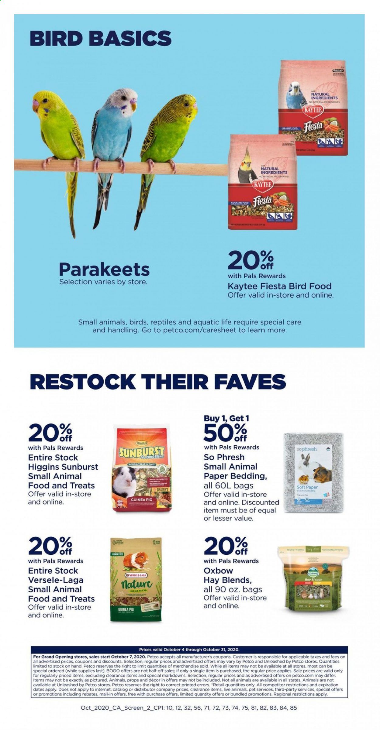 Petco Weekly Ad Flyer October 4 to October 31