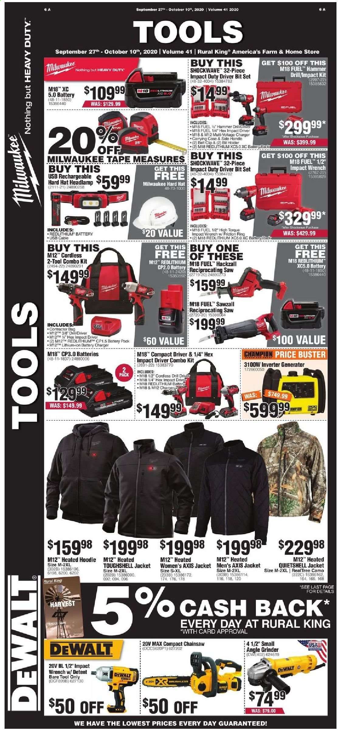 Rural King Weekly Ad Flyer September 27 to October 10