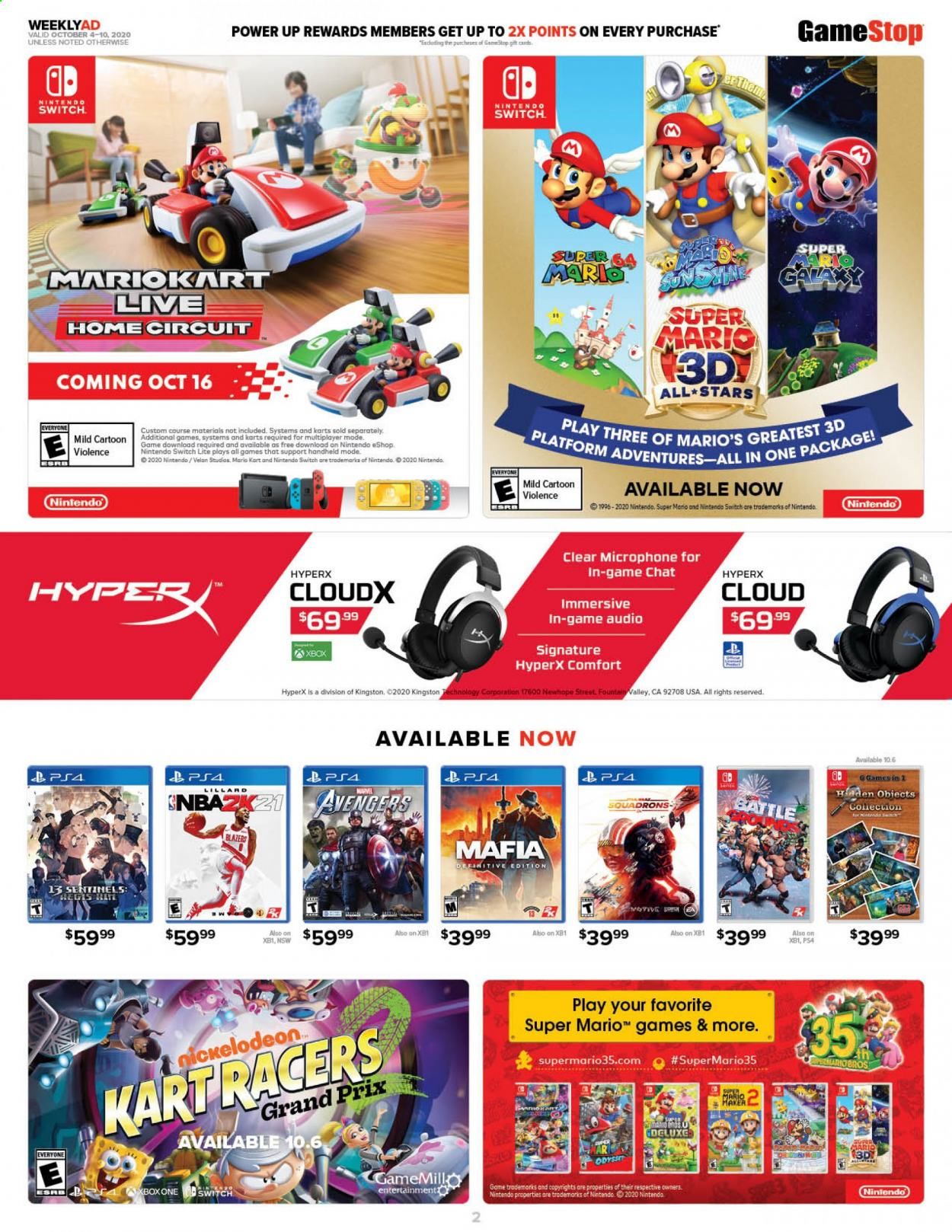 GameStop Weekly Ad Flyer October 4 to October 10