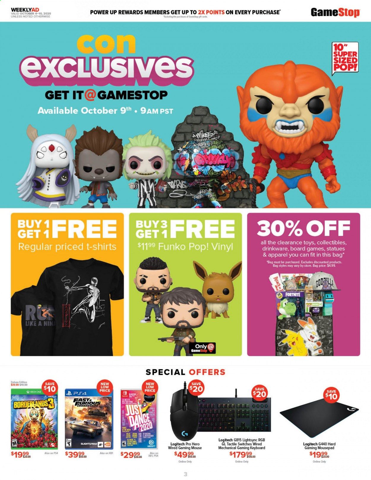 GameStop Weekly Ad Flyer October 4 to October 10